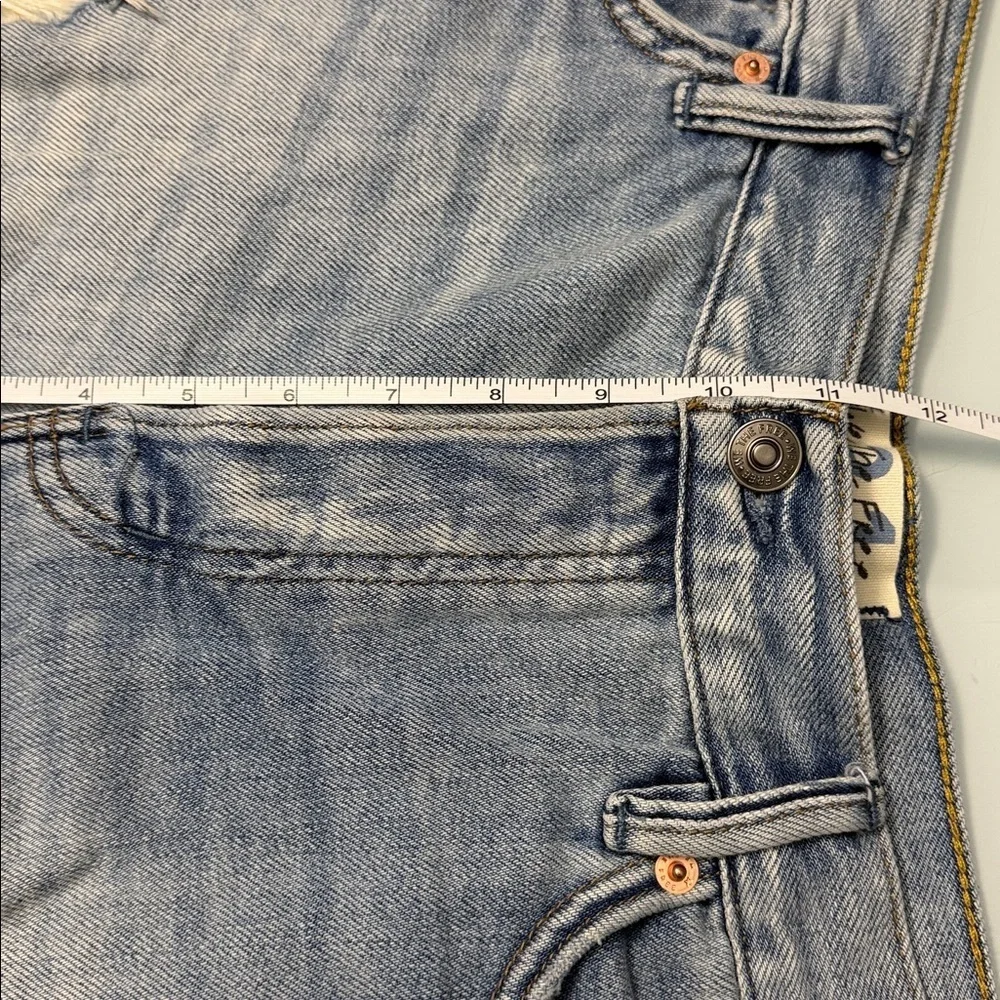 We The Free Relaxed Distressed Denim Shorts